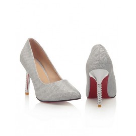 Shiny Glittering Point Toe Stiletto Heels Size:34-39