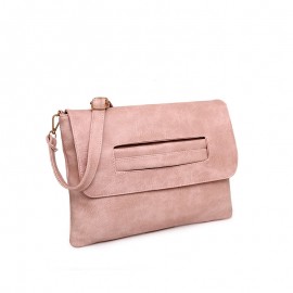 New Fashion Women Envelope Clutch Bag Leather 