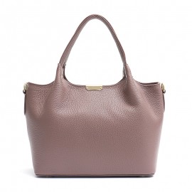 Genuine Leather Bucket Bag Women