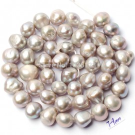 Shipping 7-9mm Natural Gray Freshwater