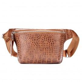 Casual Waist Bag for Women Alligator Leather 