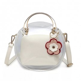 2PCS Transparent jelly bag Female bag