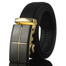 Fashionable Criss Cross Design Automatic Buckle Belt