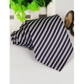 Modern Slanted Stripe Pattern Neck Tie in Assorted Color