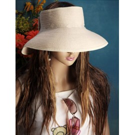 Graceful Open Top Sun Hat with Bowknot Adornment For Women