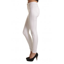 Korea Fashion Ladies High Waisted Slim Stretch Pencil Pants Casual Slim Skinny Trouser